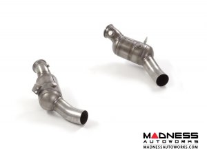 Alfa Romeo Giulia Downpipe Set - 2.9L QV - Ragazzon - w/ High Flow Cats - 200CPSI 